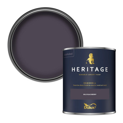 Dulux Heritage Wild Blackberry Eggshell Metal & Wood Paint750Ml from B&Q