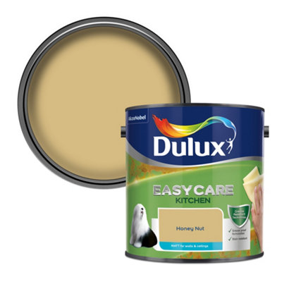 Dulux Easycare Kitchen Matt Emulsion Paint - Honey Nut - 2.5L - Image 3