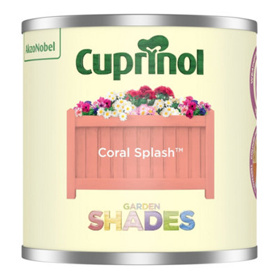 B&Q -  Garden Shades Tester Paint Pot125MlCoral Splash