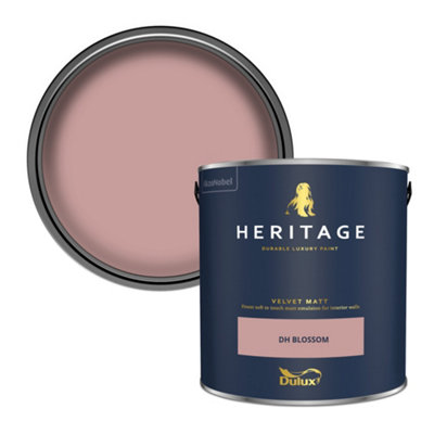 Dulux Heritage Dh Blossom Velvet Matt Wall Paint2.5L from B&Q