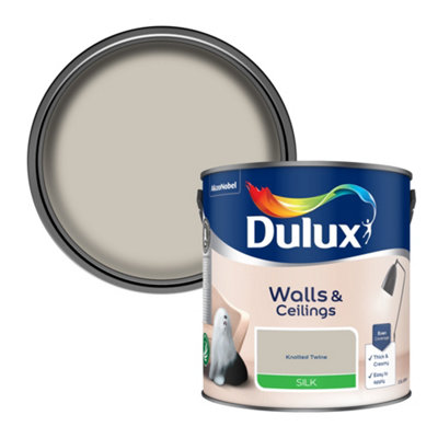 Dulux Silk Emulsion Paint - Walls & Ceilings Paint - Knotted Twine - 2.5l - Image 6