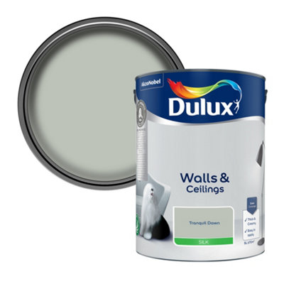 Dulux Tranquil Dawn Silk Wall & Ceiling Emulsion Paint5L from B&Q