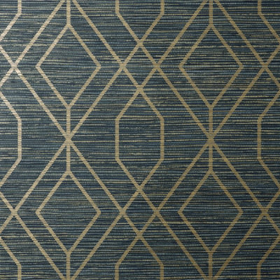 B&Q -  Fusion Trellis Navy Wallpaper M1774