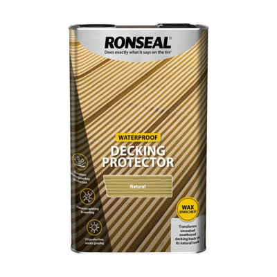 B&Q -  Garden Clear Matt Decking Protector5L