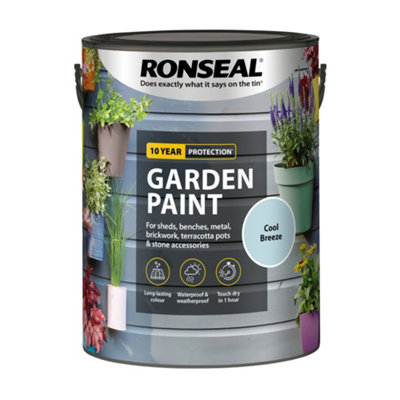Ronseal Garden PaintCool Breeze5 Litre from B&Q