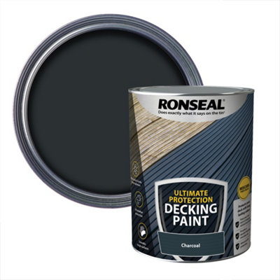 Ronseal Ultimate Protection Matt Charcoal Decking Paint5L from B&Q