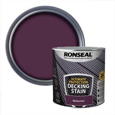 RonsealUltimate Protection Decking Stain 2.5LBlackcurrant from B&Q