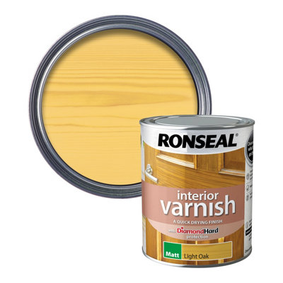 Ronseal Oak Matt Skirting Wood Varnish750Ml from B&Q