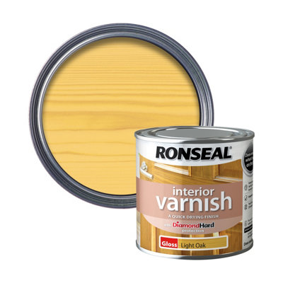 Ronseal Oak Gloss Skirting Wood Varnish250Ml from B&Q