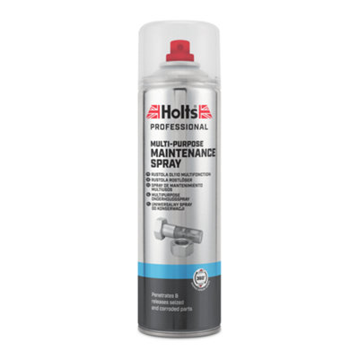 Holts Rust Release Multi Purpose Maintenance Spray Lubricant Cleans 500Ml Seized from B&Q
