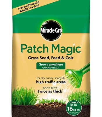 Miracle-Gro Patch Magic Lawn Repair 16M² 3.6Kg from B&Q