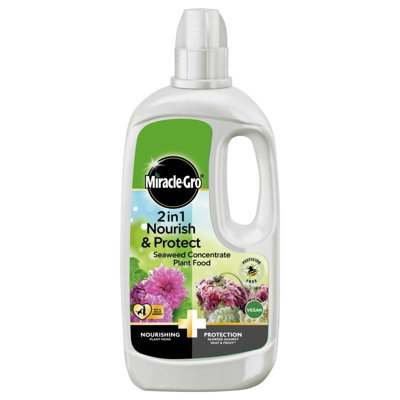 Miracle-Gro Nourish & Protect Seaweed Plant Food 800Ml from B&Q