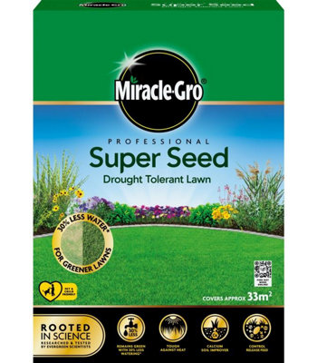 Miracle-GroProfessional Super Seed Drought Tolerant Lawn1Kg from B&Q
