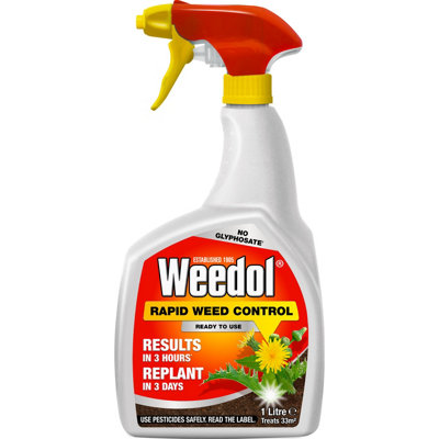 B&Q -  Rapid Weed Killer 1L Liquid