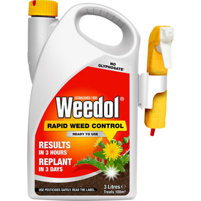 B&Q -  Rapid Weed Killer 3L Liquid