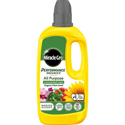 Miracle-Gro All Purpose Organic Liquid Plant Feed800Ml from B&Q