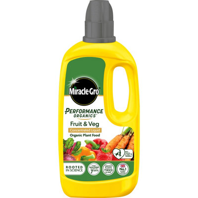 Miracle-Gro Performance Organics Liquid Fruit & Vegetable Fertiliser800Ml from B&Q