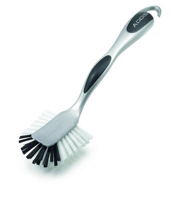 Addis Ultra Grip Jumbo Dish Washing Brush Metallic Silver 501120 - Image 11