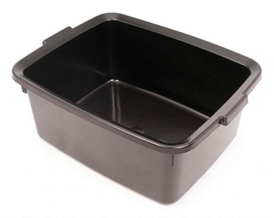 Addis5 Star Rectangular BowlSoft Black from B&Q