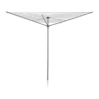 ADDiS 3 Arm Rotary Airer 35m - Steel - Silver - New - Image 3