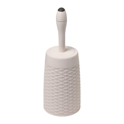 Addis  Cream Rattan Toilet Brush & Holder - Image 6