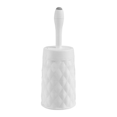 B&Q -  Diamond Style Round Toilet Brush Set518029Effective Bathroom Cleaning Tool