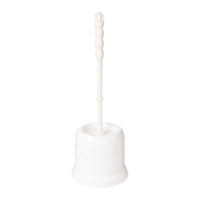 Addis Toilet Brush Round With Open Holder, Plastic, White, 1,202267 - Image 7