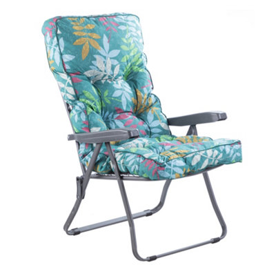 Alfresia Recliner ChairCharcoal FrameClassic Cushion from B&Q