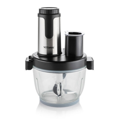 Vitinni Food Processor, Multi-Use Food Chopper With Glass Bowl