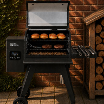 Fire Mountain Digital Wood Pellet Smoker Grill Bbq from B&Q