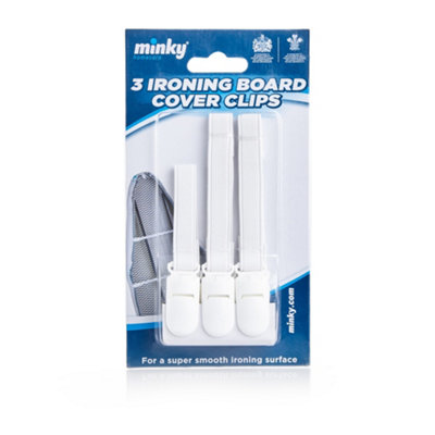Minky Ironing Board Cover ClipPack Of 3 from B&Q