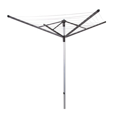 Minky 60M Rotalift Rotary Washing Line With PulleyCover And Soil Spike from B&Q