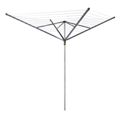 Minky Heavy Duty 50M 4 Arm Rotary Washing Line With Cover And Ground Spike from B&Q