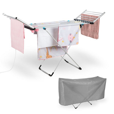 Minky Suredri Xl Winged Heated Clothes Airer With Cover from B&Q