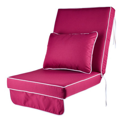 Alfresia Replacement Wine Red Luxury Swing Seat Cushion With Luxury Thick Foam Filling from B&Q