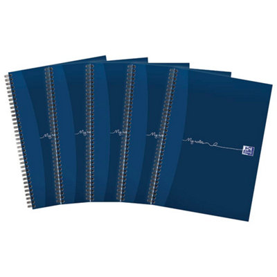 Oxford My Notes A4 Card Cover Wirebound Notebook Ruled With Margin And Perforated 100 Page5 Notebooks