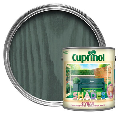 Cuprinol Garden Shades Sage Matt Multi-Surface Exterior Wood Paint, 2.5L