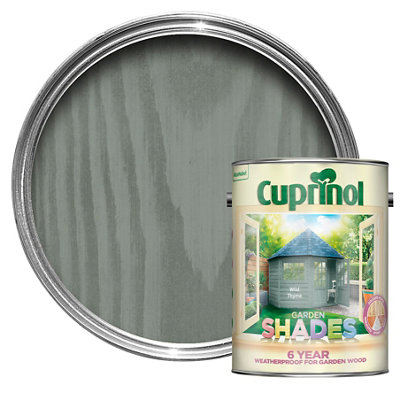 Cuprinol Garden Shades Wild Thyme Matt Multi-Surface Exterior Wood Paint, 5L