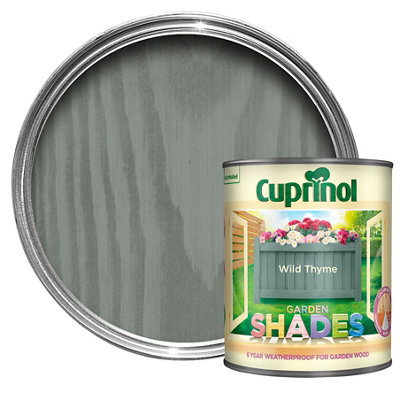 Cuprinol Garden Shades Wild Thyme Matt Multi-Surface Exterior Wood Paint, 1L