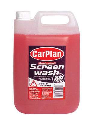 Carplan Fsw105 Ready Mixed Screenwash Ready Mixed 5L Windshield Washer Fluid from B&Q