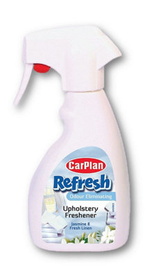 Carplan Upholstery Spray Fresh Linen & Jasmine Fragrance Scent 250Ml Freshener