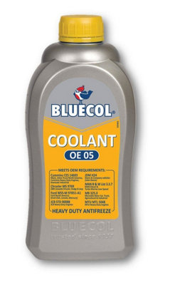 Bluecol Summer Coolant Oe05 Engine Antifreeze & Summer Coolant 1L X 2 Car Fluid