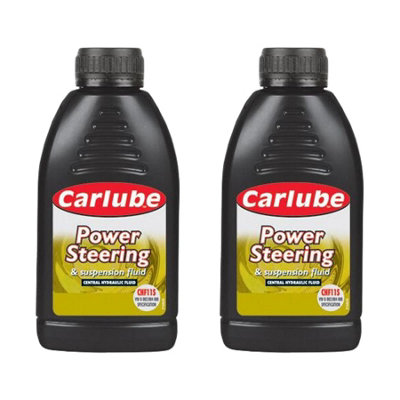 Carlube Power Steering Hydraulic Fluid & Lubricant Suitable Most Applications 500Ml X2 from B&Q