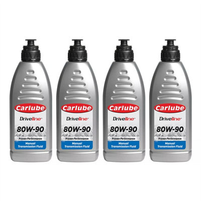 Carlube Driveline Mtf 80W90 Gl4 Manual Transmission Gearbox Fluid Oil 1L X4 from B&Q