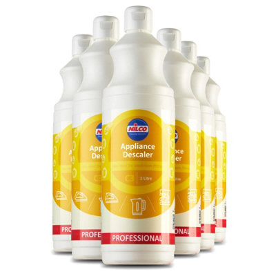 Nilco Appliance Descaler Spray1L X6 Washroom Fittings Cleaner 6 Litres 6L from B&Q
