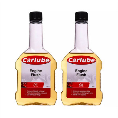 Carlube Engine Flush Oil Additive Treatment Sludge & Deposit Remover 300Ml X2 from B&Q