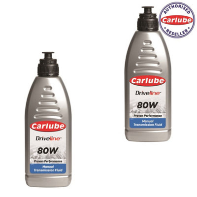 Carlube Driveline Sae 80W  Mineral Manual Transmission Fluid 1 Litre X 2 from B&Q