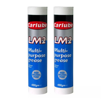 B&Q -  Multi Purpose Wheel Bearing Lithium Lm2 Based Grease Lubricant 400G  X2