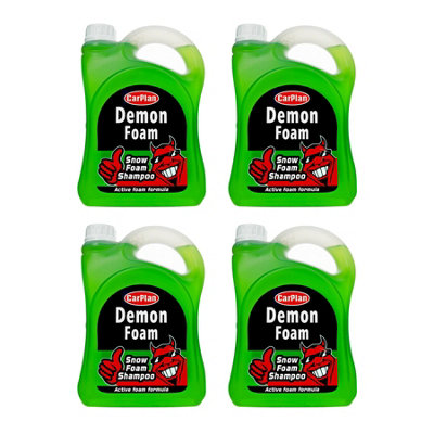 CarPlan Car Wash Snow Foam High Performance Streak Free Demon Foam Pre Wash 2L X4 from B&Q