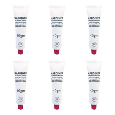 Tetrosyl Exh001 Red Hardener For Resin Body Fillers 40Gm X6 Excellent Coverage from B&Q